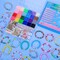 Girls Toys Bracelet Making Kit, Clay Beads Jewelry Activity Kit, DIY Crafts Birthday Christmas Gifts for Girls Ages 5 6 7 8 9 10 11 12 Years Old (24 Colors 6500 Pcs)